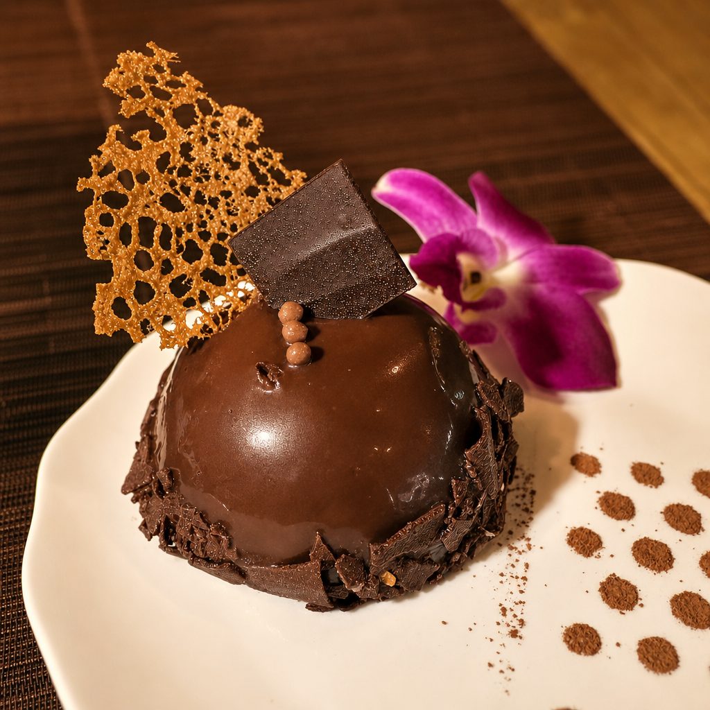 Chocolate Mousse Dome.