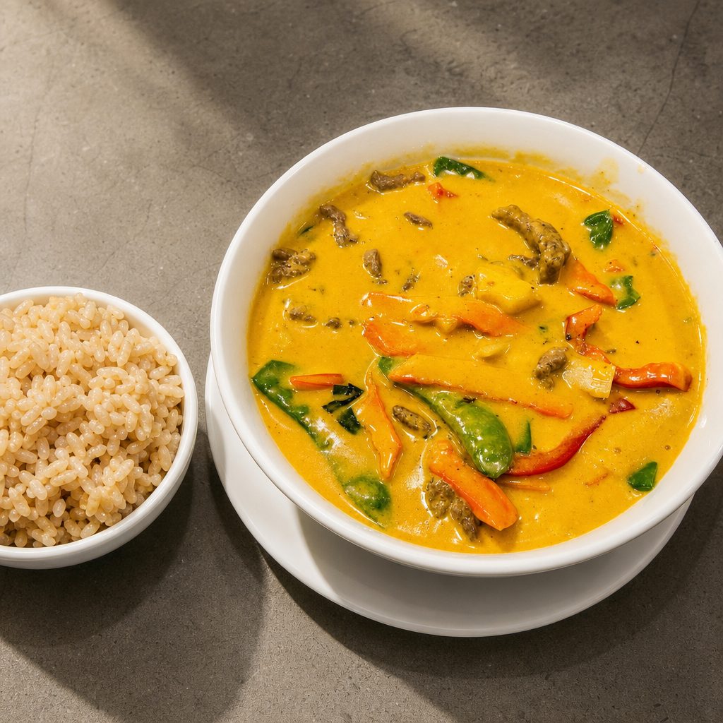Panang Curry Dinner.