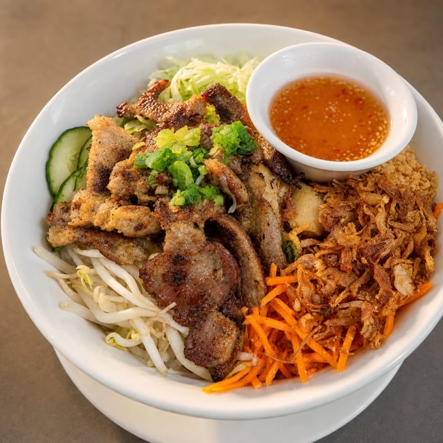 V1 Pork Vermicelli Noodle Salad.